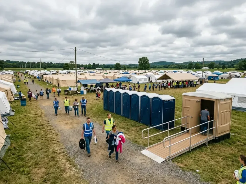 disaster-relief-camp-restrooms-010 — frequently asked questions, Dumpster & Portable Bathrooms Rental in County Center, VA